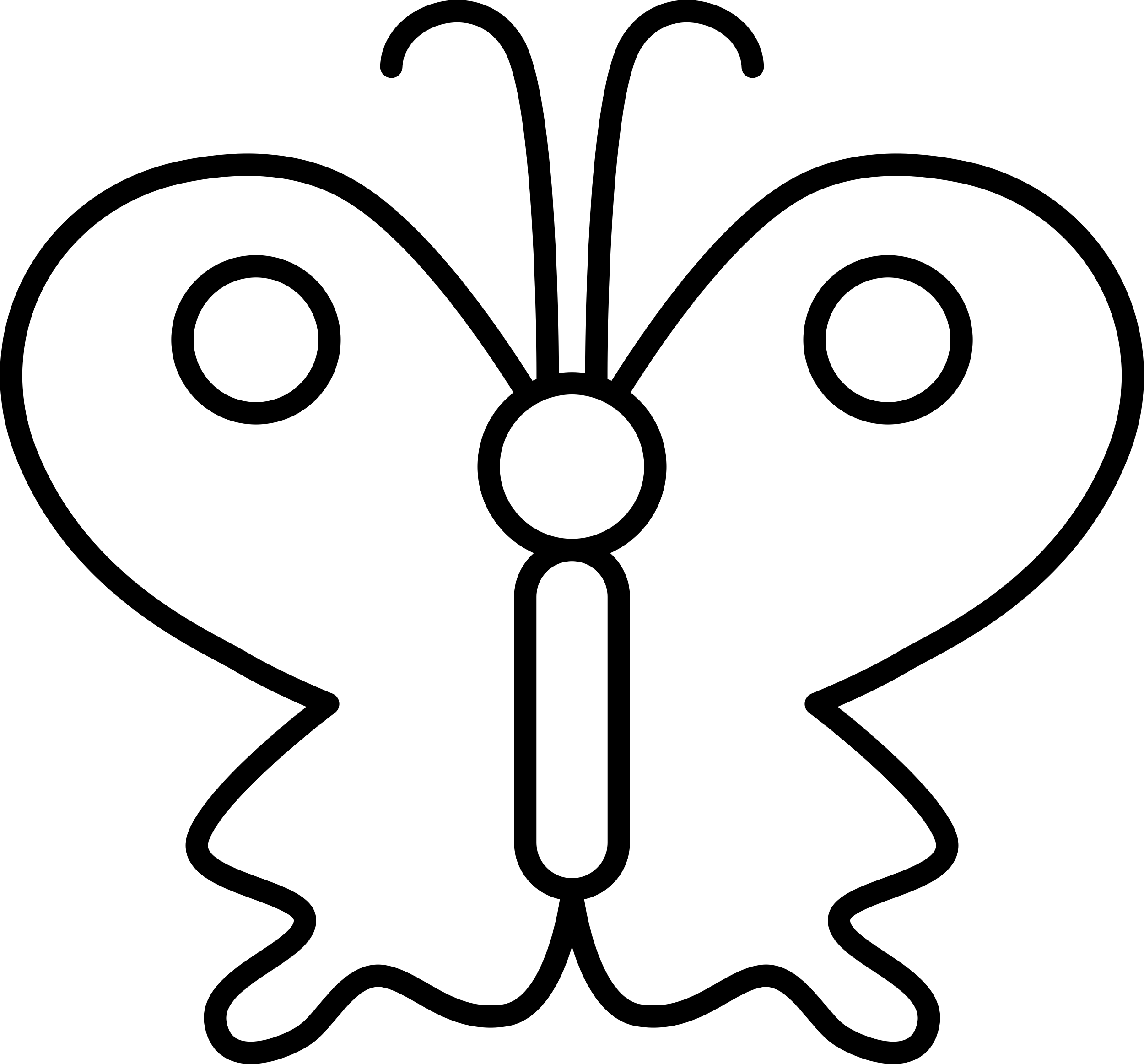 Big Butterfly Svg Line Art Free Vectors